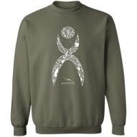 Thumbnail for OOTO - GLYPHIC EN HALTED PHASE WHITE G180 Crewneck Pullover Sweatshirt - 8 COLORS -