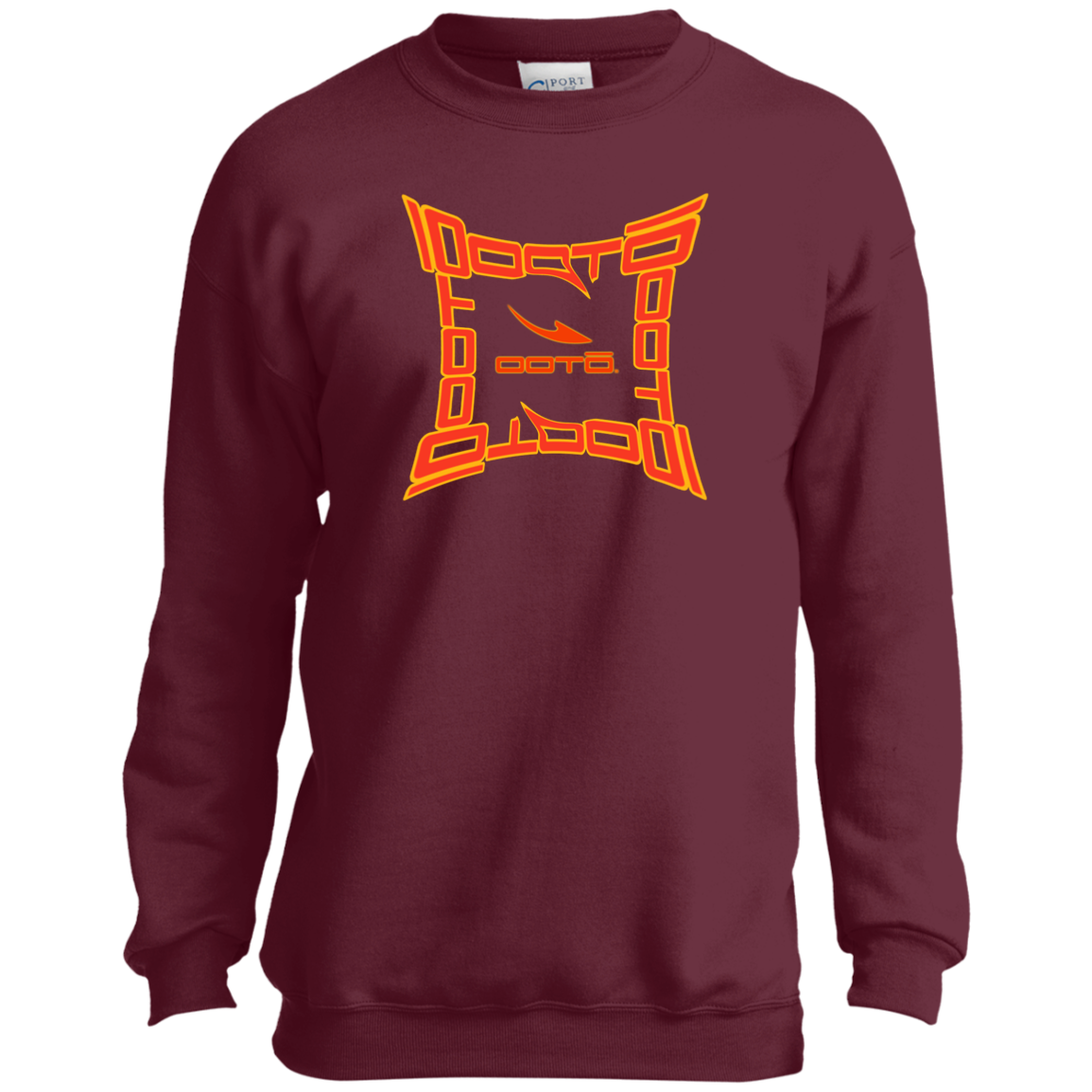 OOTO - DISTORTA DASH - PC90Y Youth Crewneck Sweatshirt - 3 COLORS -