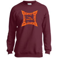 Thumbnail for OOTO - DISTORTA DASH - PC90Y Youth Crewneck Sweatshirt - 3 COLORS -