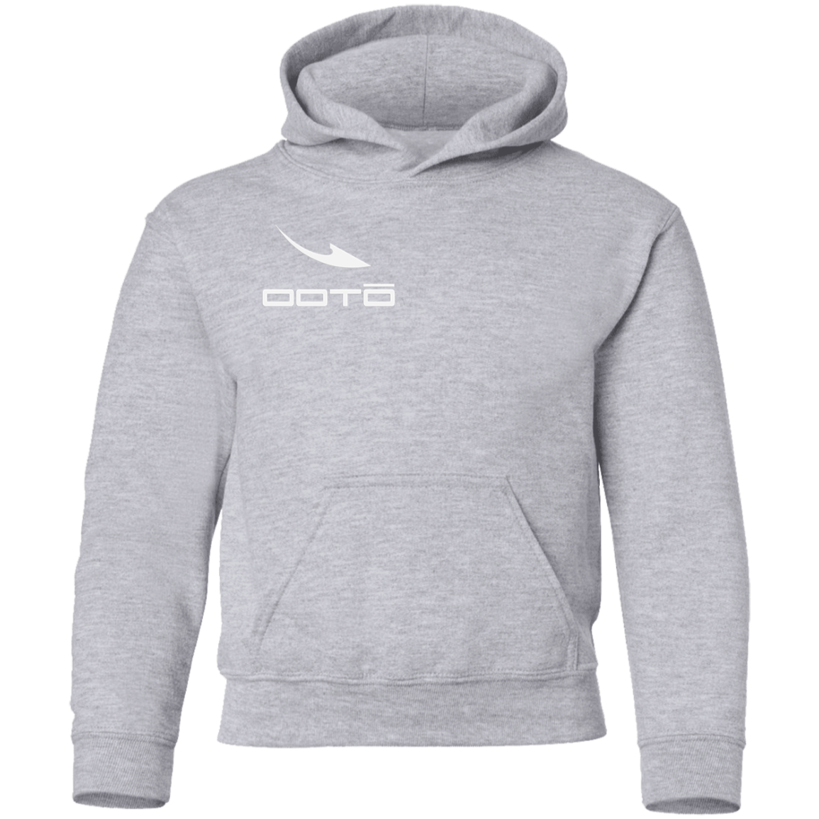 OOTO - DASH EN WHITE M G185B Youth Pullover Hoodie - 11 COLORS -