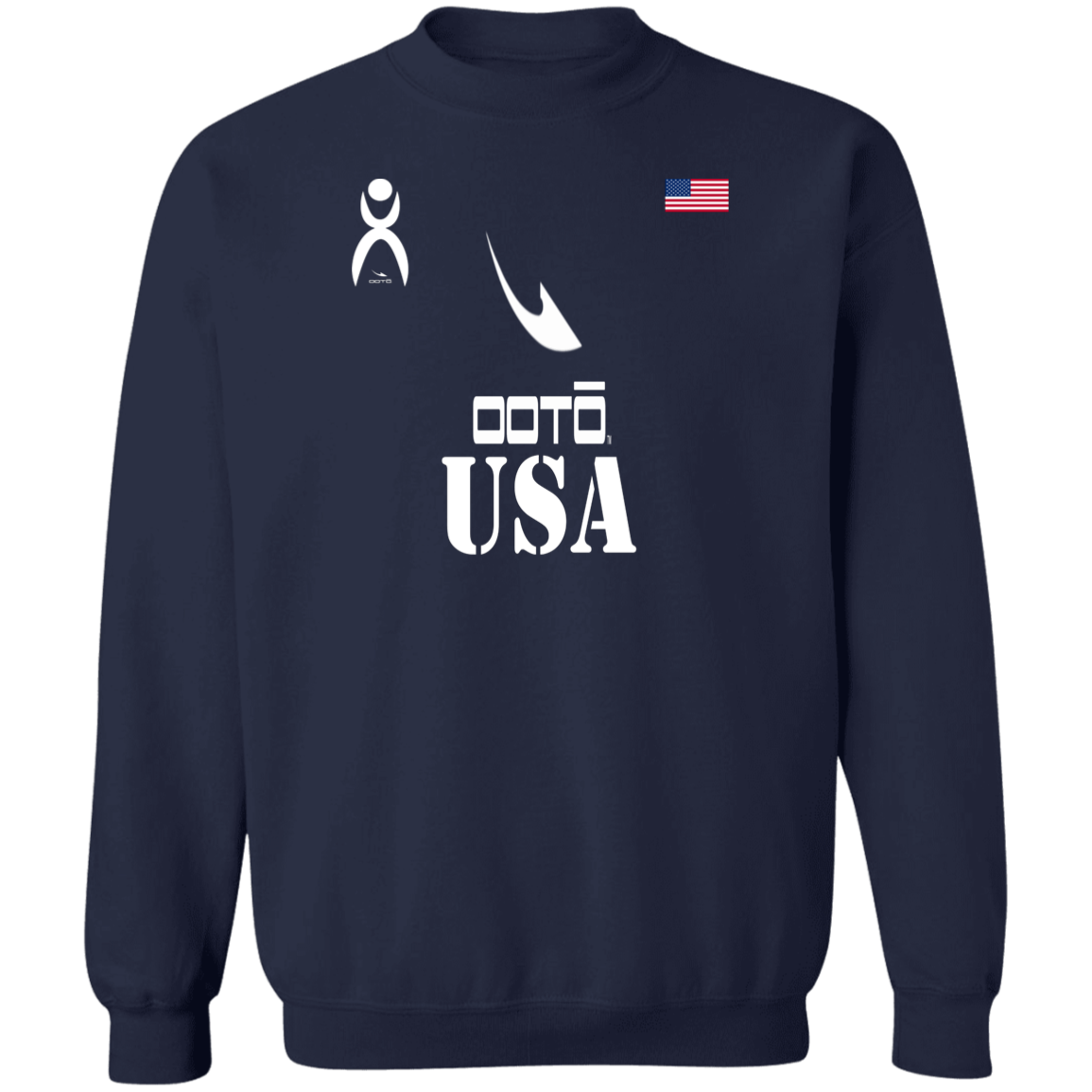 OOTO - USA - G180 Crewneck Pullover Sweatshirt - 10 COLORS -