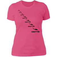 Thumbnail for DASH EN BLACK DESCENDING - NL3900 Ladies' Boyfriend T-Shirt - 7 COLORS -