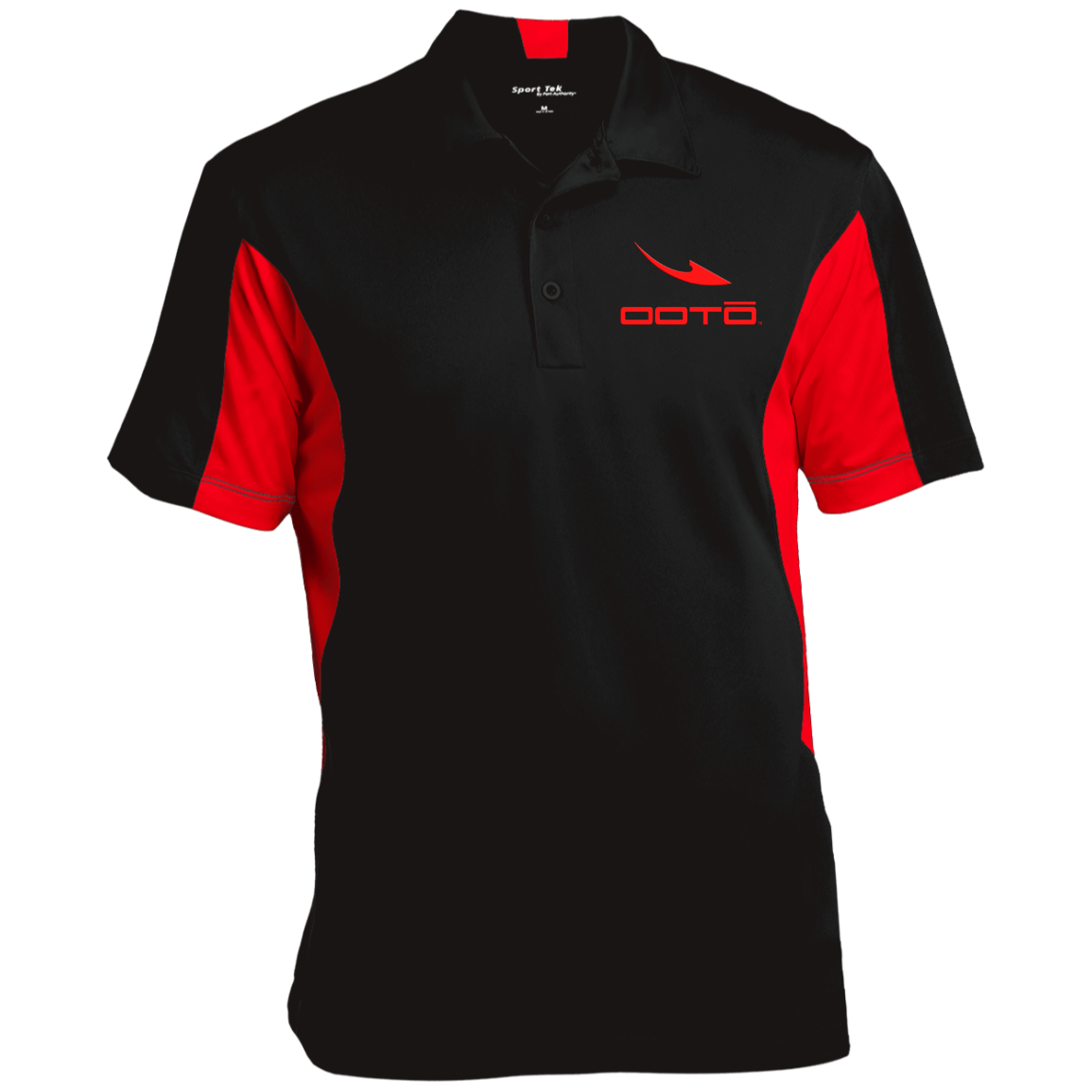 OOTO - DASH EN RED - ST655 Men's Colorblock Performance Polo - 1 COLOR -