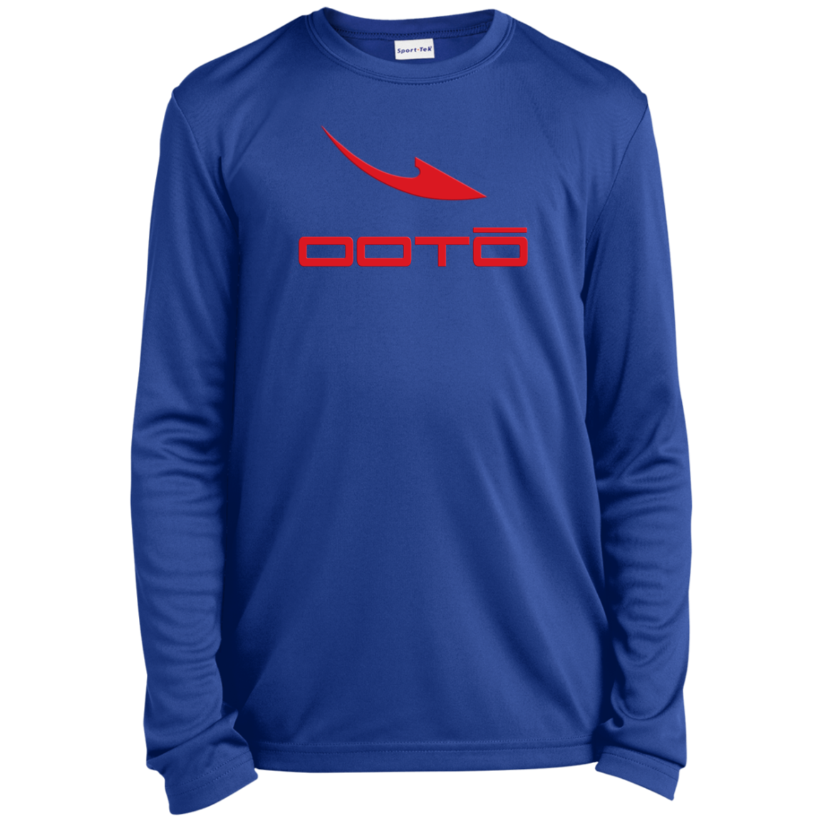 OOTO - DASH EN RED -  YST350LS Youth Long Sleeve Performance Tee - 4 COLORS -