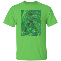 Thumbnail for GLYPHIC EN HALTED PHASE OVER GREEN STORM -  G500 5.3 oz. T-Shirt - 6 COLORS -