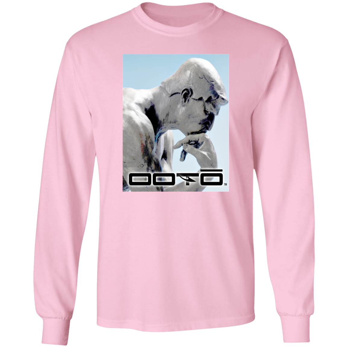 RODINS THE THINKER X OOTO EN BASE LIGHTING - G240 LS Ultra Cotton T-Shirt - 6 COLORS -