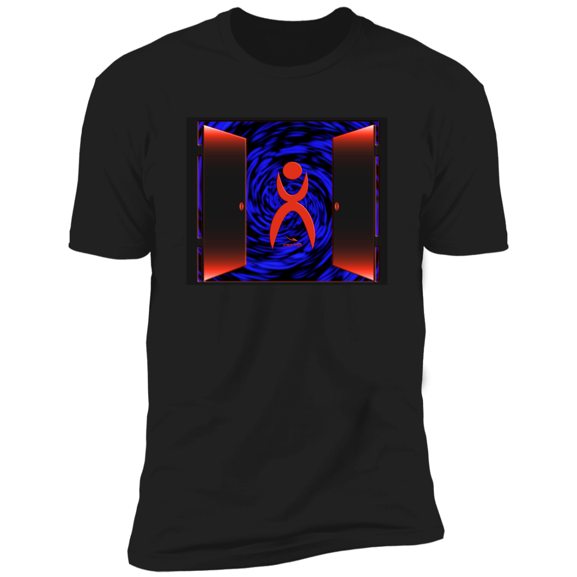 DOORWAY - GLYPHIC MAKES AN ENTRANCE - NL3600 Premium Short Sleeve T-Shirt - 1 COLOR -