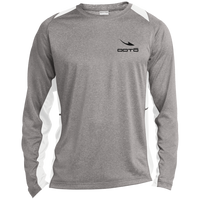 Thumbnail for DASH EN BLACK - ST361LS Long Sleeve Heather Colorblock Performance Tee - 2 COLORS -