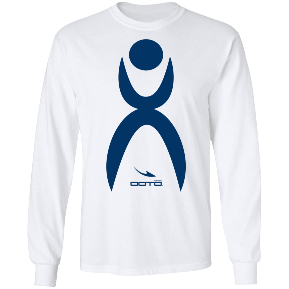 GLYPHIC EN BLUE - G240 LS Ultra Cotton T-Shirt - 10 COLORS -