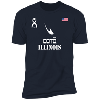 Thumbnail for OOTO - ILLINOIS - Z61x Premium Short Sleeve Tee - 9 COLORS -