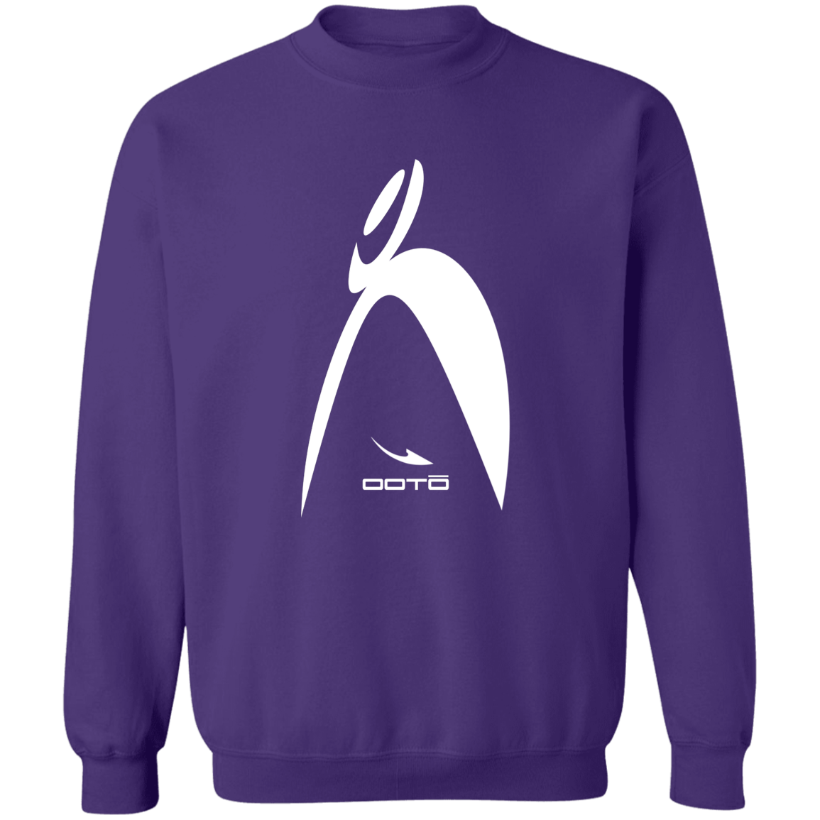 OOTO - BIG STEPPIN GLYPHIC EN WHITE - 1 WT G180 Crewneck Pullover Sweatshirt - 4 COLORS -