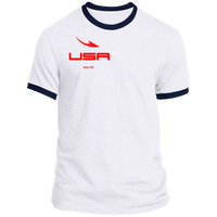 Thumbnail for USA OOTO DASH EN RED - PC54R Ringer Tee - 6 COLORS -