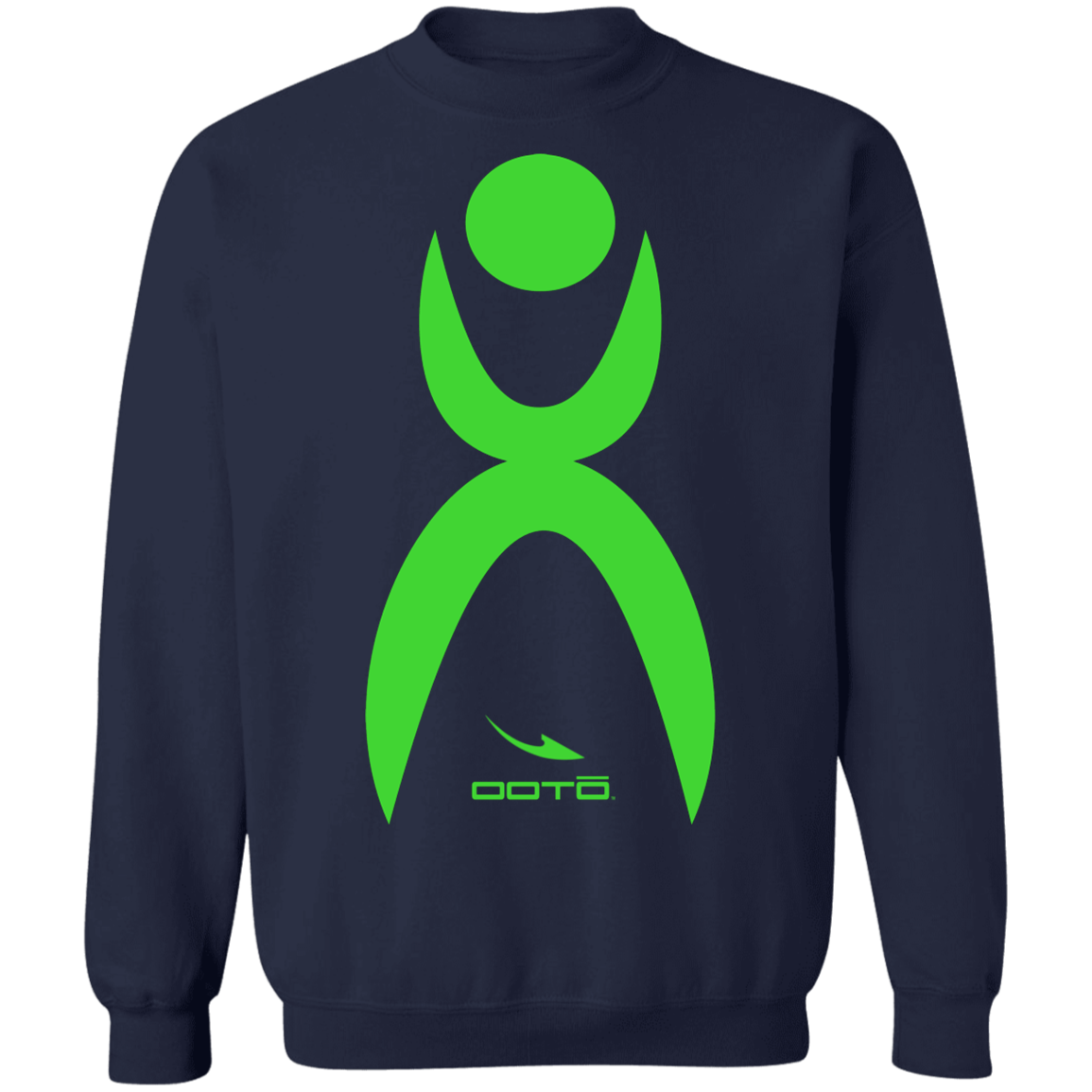 OOTO - GLYPHIC EN LIME - Z65 Crewneck Pullover Sweatshirt - 5 COLORS -