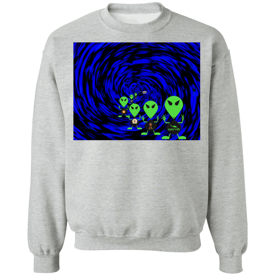 OOTO - 'AL' E. ENN INVASION - Z65 Crewneck Pullover Sweatshirt - 9 COLORS -