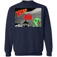 Thumbnail for AL - Hello from THE MOON - selfie - postcard - Z65x Crewneck Pullover Sweatshirt - 5 COLORS -