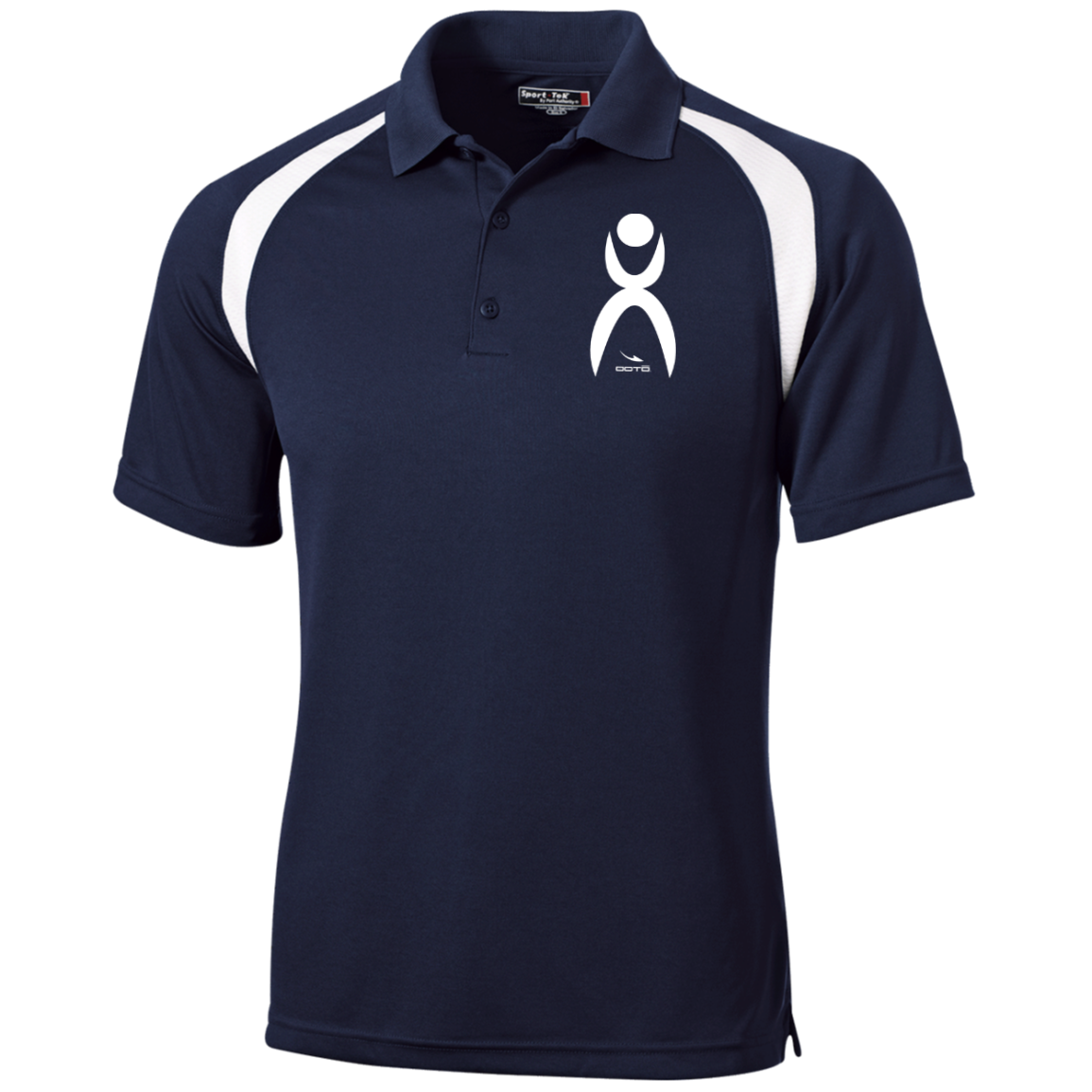 OOTO - GLYPHIC EN WHITE - T476 Moisture-Wicking Tag-Free Golf Shirt - 4 COLORS -