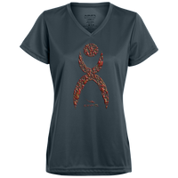 Thumbnail for GLYPHIC EN HALTED PHASE - 1790 Ladies’ Moisture-Wicking V-Neck Tee - 6 COLORS -