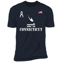 Thumbnail for OOTO - CONNECTICUT - Z61x Premium Short Sleeve Tee - 9 COLORS -