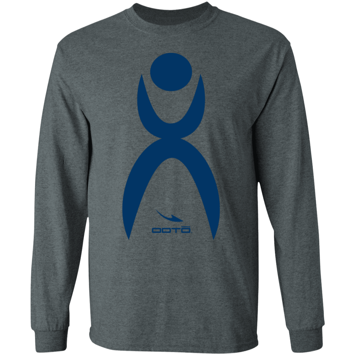 GLYPHIC EN BLUE - G240 LS Ultra Cotton T-Shirt - 10 COLORS -