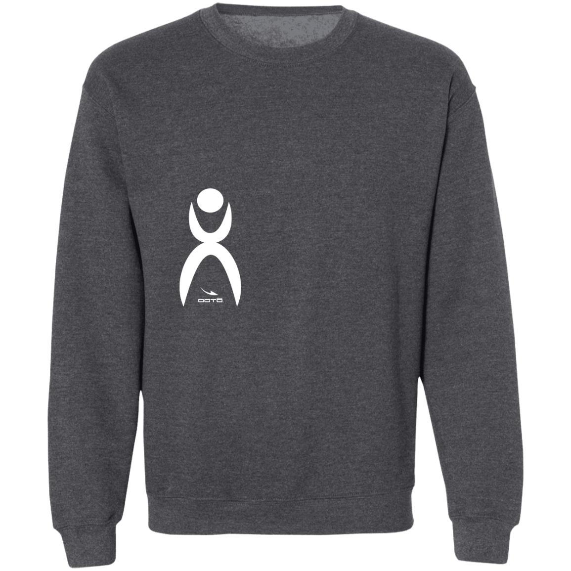 OOTO - GLYPHIC EN WHITE - Z65x Crewneck Pullover Sweatshirt - 4 COLORS -