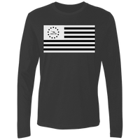 Thumbnail for HEAVENS TO BETSY B & W FLAG - NL3601 Men's Premium LS - 5 COLORS -