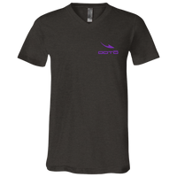 Thumbnail for DASH EN DEEP LAVENDER - 3005 Unisex Jersey SS V-Neck T-Shirt - 4 COLORS -