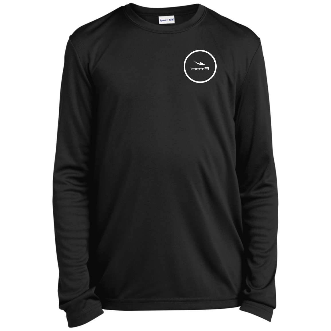 OOTO - DASH EN WHITE - YST350LS Youth Long Sleeve Performance Tee - 5 COLORS -