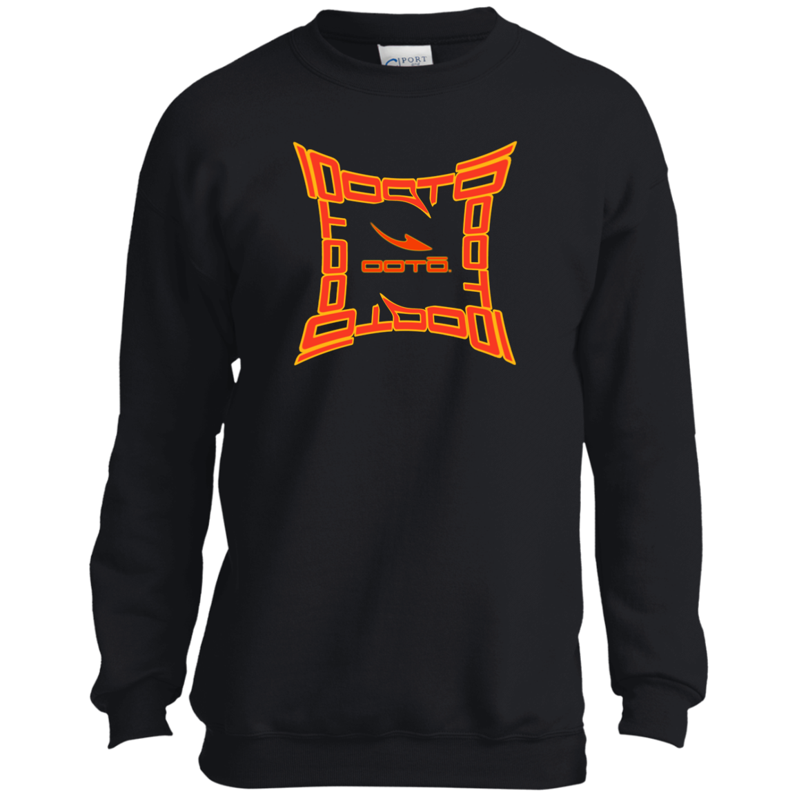 OOTO - DISTORTA DASH - PC90Y Youth Crewneck Sweatshirt - 3 COLORS -