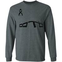 Thumbnail for DISTORTED OOTO WITH GLYPHIC BK G540 LS T-Shirt 5.3 oz. - 6 COLORS -