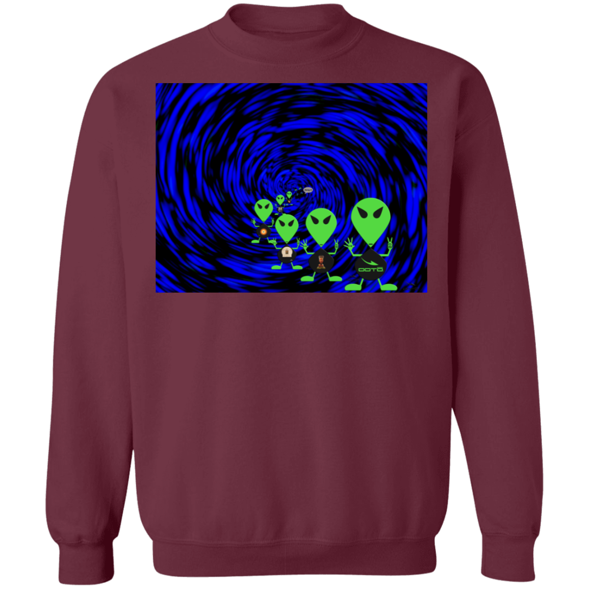 OOTO - 'AL' E. ENN INVASION - Z65 Crewneck Pullover Sweatshirt - 9 COLORS -