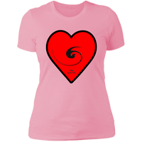 Thumbnail for HEART FLYTE WITH DASH EN BLACK - NL3900 Ladies' Boyfriend T-Shirt - 3 COLORS -