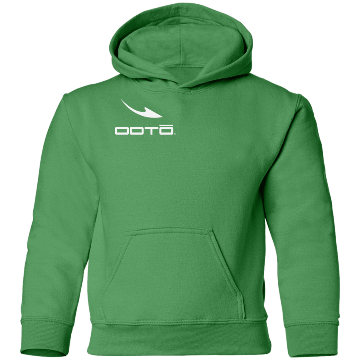 OOTO - DASH EN WHITE M G185B Youth Pullover Hoodie - 11 COLORS -