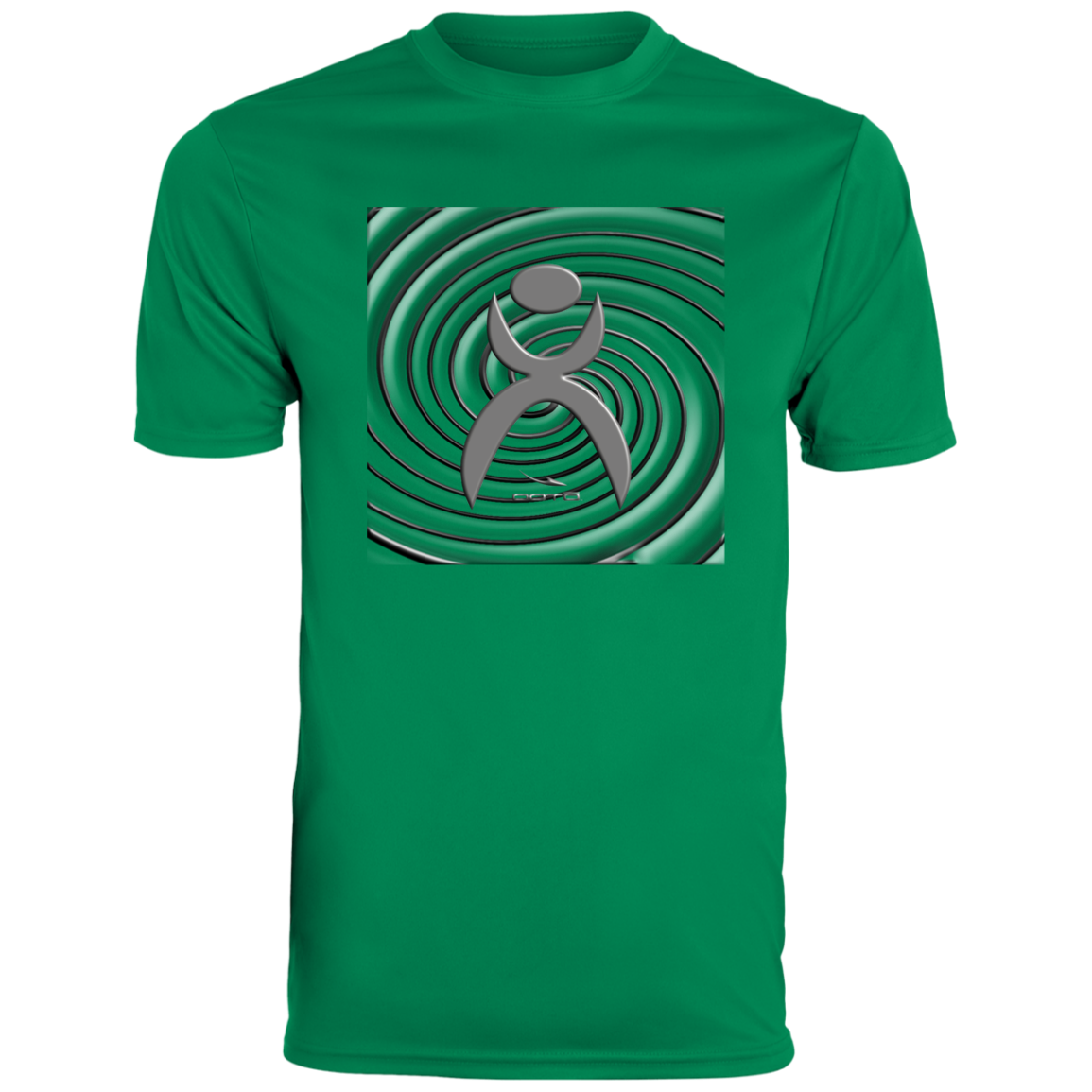 SPIRALING GLYPHIC -  790 Men's Moisture-Wicking Tee - 9 COLORS -