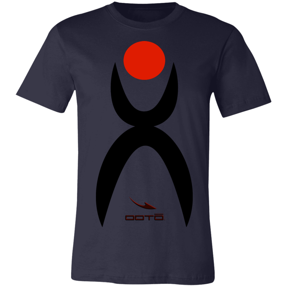 GLYPHIC EN BLACK AND RED - 3001C Unisex Jersey Short-Sleeve T-Shirt - 10 COLORS -