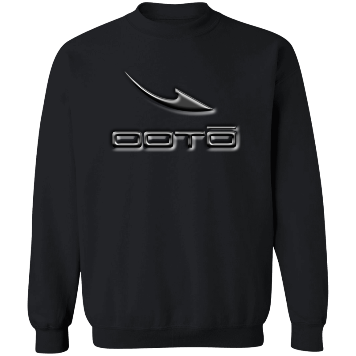 OOTO - DASH EN BLACK EMBOSSED - Z65x Pullover Crewneck Sweatshirt 8 oz - 2 COLORS -