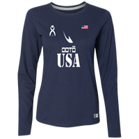 Thumbnail for USA - 64LTTX Ladies’ Essential Dri-Power Long Sleeve Tee - 3 COLORS -