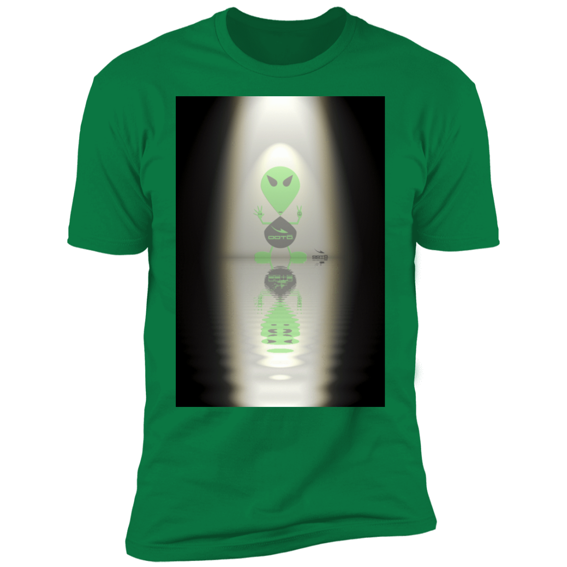 'AL' BEAMING DOWN - REFLECTIVE - NL3600 Premium Short Sleeve T-Shirt - 4 COLORS -