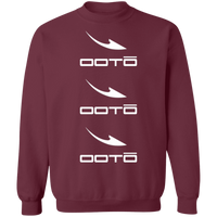 Thumbnail for OOTO - DASH EN  WHITE X 3 - G180 Crewneck Pullover Sweatshirt - 7 COLORS -