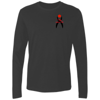 Thumbnail for GLYPHIC EN BLACK RED / DASH EN RED - NL3601 Men's Premium LS - 7 COLORS -