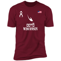 Thumbnail for OOTO - WISCONSIN - Z61x Premium Short Sleeve Tee - 9 COLORS -