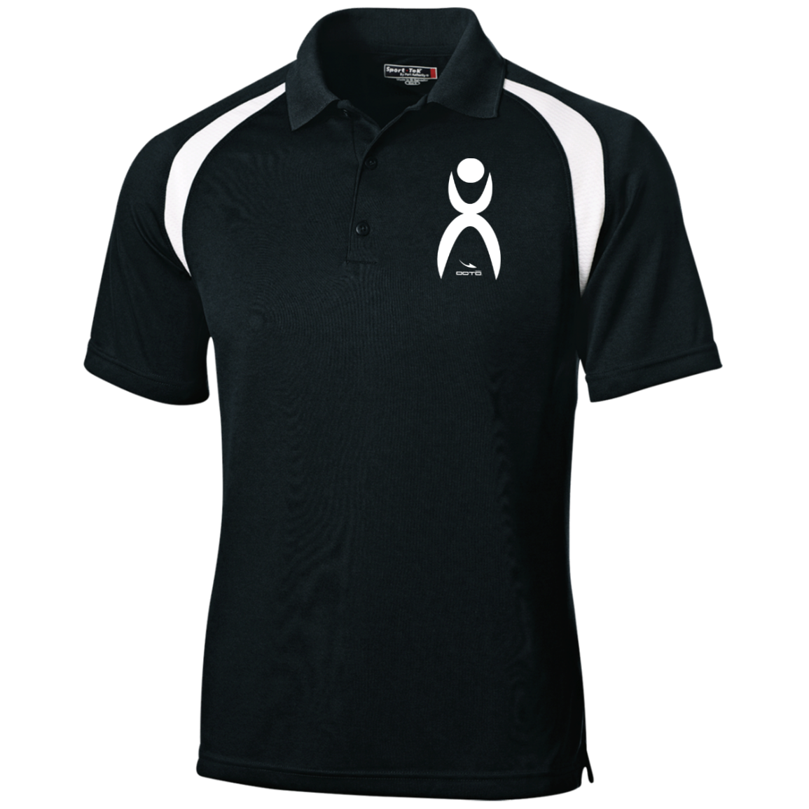 OOTO - GLYPHIC EN WHITE - T476 Moisture-Wicking Tag-Free Golf Shirt - 4 COLORS -