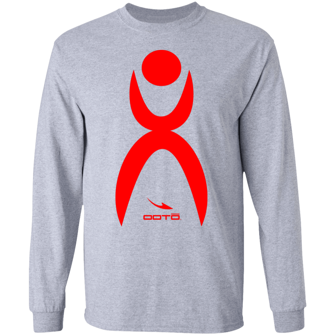 GLYPHIC EN RED - G240 LS Ultra Cotton T-Shirt - 10 COLORS -