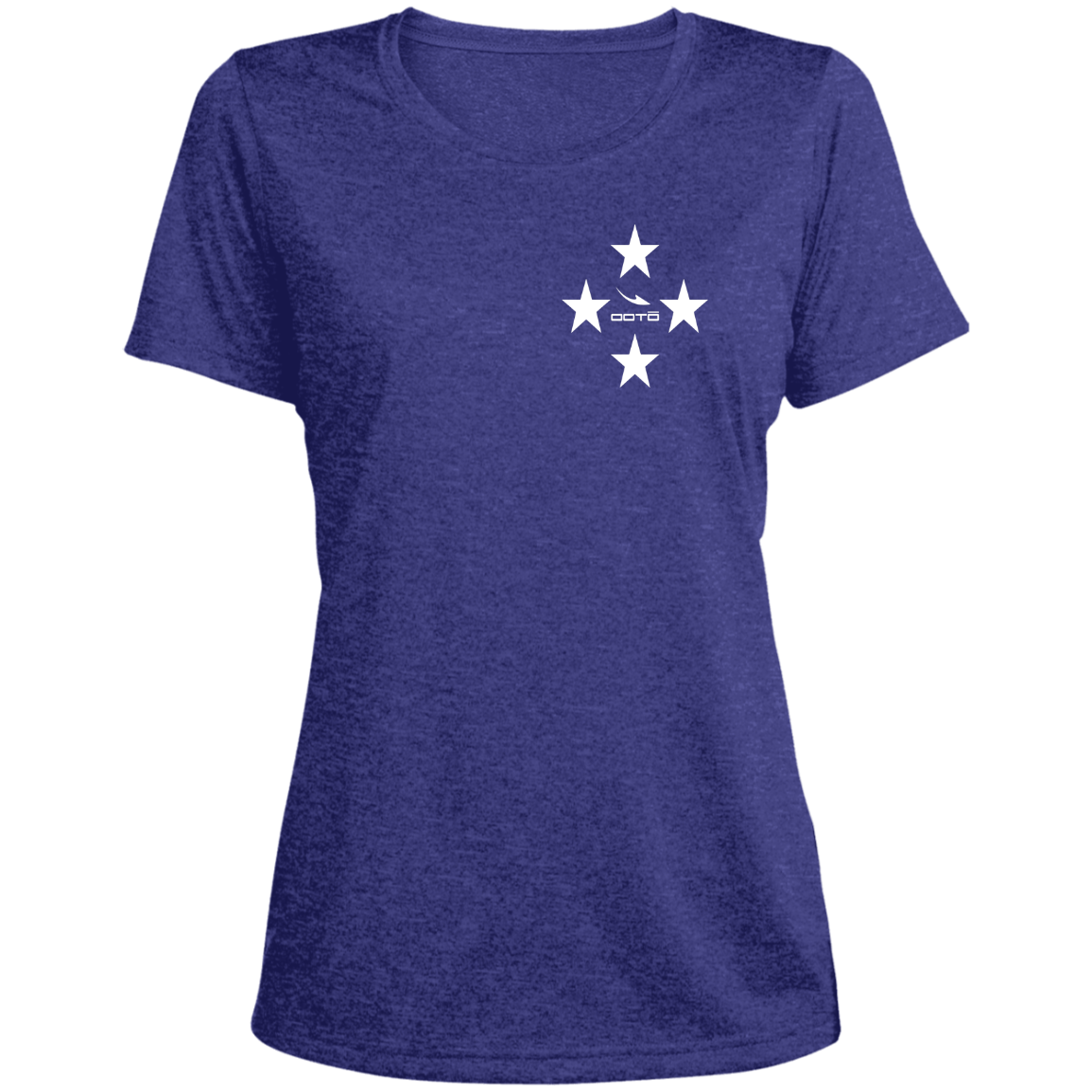 4 STAR DASH WT. - LST360 Ladies' Heather Scoop Neck Performance Tee - 2 COLORS -