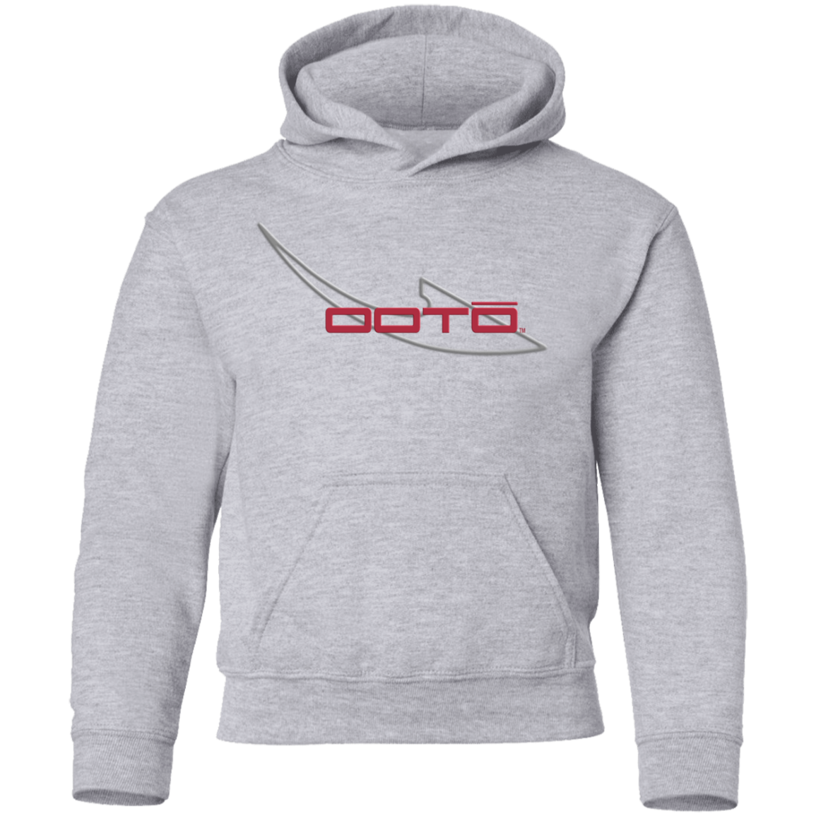 OOTO - OPEN DASH GRAY - Youth Pullover Hoodie - 4 COLORS -