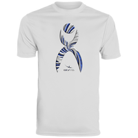 Thumbnail for OOTO - GLYPHIC EN DEEP BLUE WITH NEW GALLACTIC FENCE - 791 Youth Moisture-Wicking Tee - 6 COLORS -