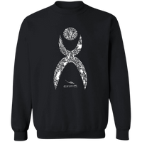 Thumbnail for OOTO - GLYPHIC EN HALTED PHASE WHITE G180 Crewneck Pullover Sweatshirt - 8 COLORS -