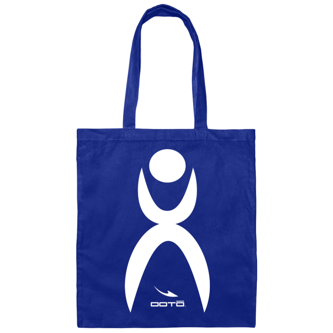 OOTO - GLYPHIC EN WHITE - BE007 Canvas Tote Bag - 7 COLORS -