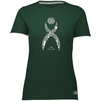 Thumbnail for GLYPHIC EN HALTED PHASE WHITE - 64STTX Ladies’ Essential Dri-Power Tee - 6 COLORS -