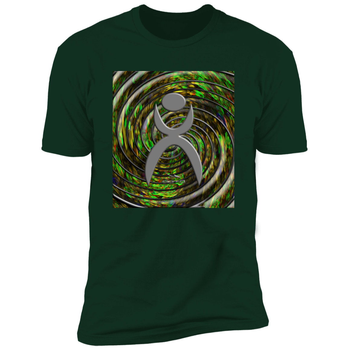 GLYPHIC EN SPIRAL EPIC JOURNEY D4 - NL3600 Premium Short Sleeve T-Shirt - 6 COLORS -