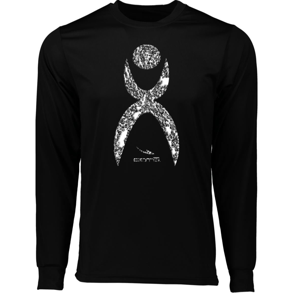 GLYPHIC EN HALTED PHASE WHITE - 788 Long Sleeve Moisture-Wicking Tee - 5 COLORS -